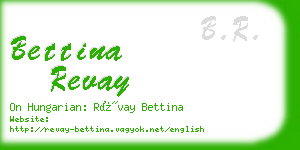 bettina revay business card